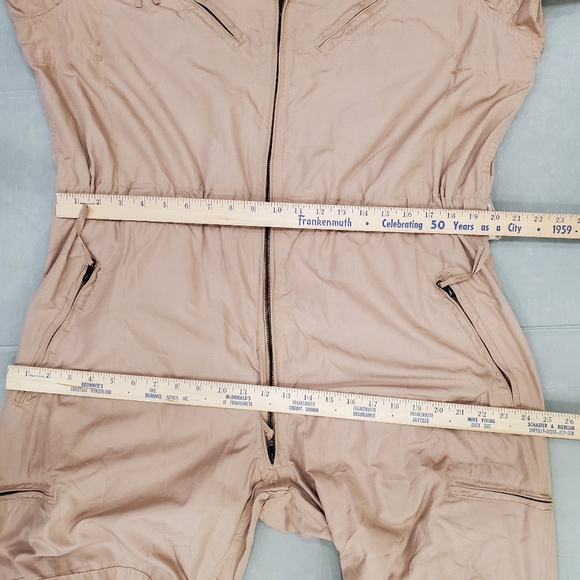 Combat coveralls men's large regular tan vehicle crewmen's class 2 flight suit - Picture 6 of 15